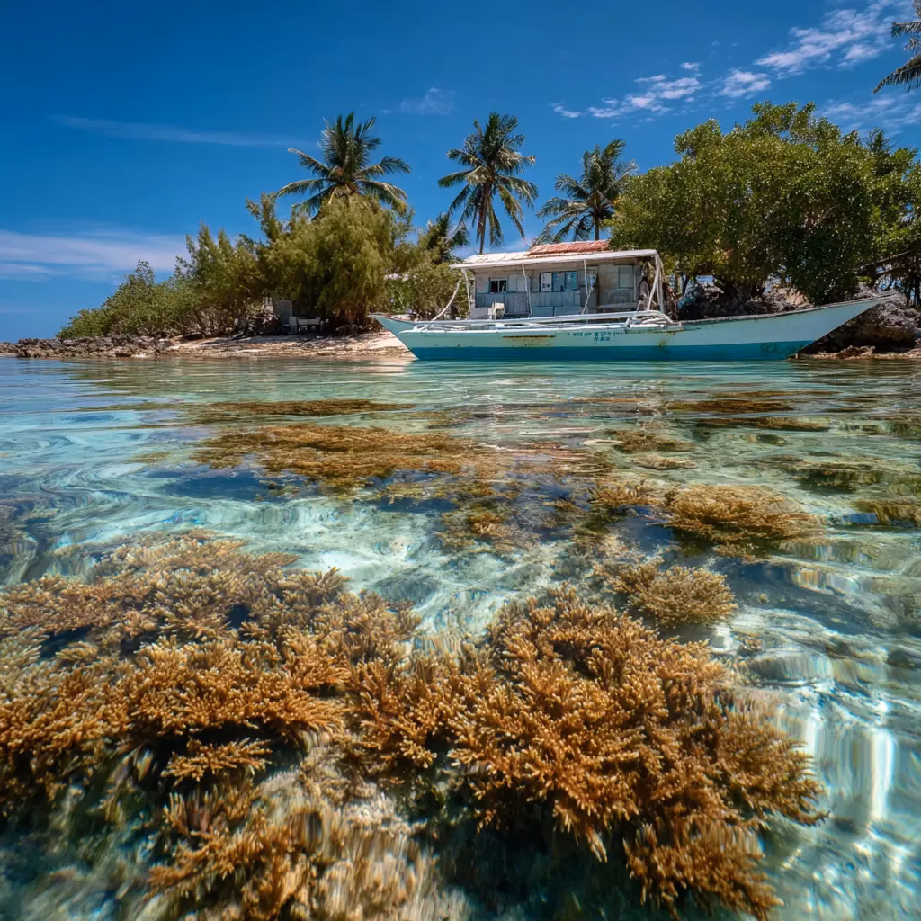 Off the beaten path snorkeling among Siquijor’s coral garden: waist-deep, fish-filled, zero stress.