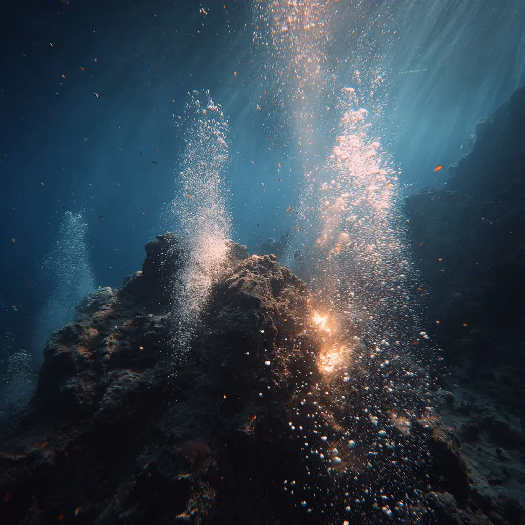 Geothermal bubble bath, courtesy of Camiguin’s volcanic plumbing.