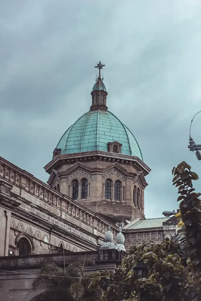 The dome of the Manila Cathedral in Intramuros, Manila, Philippines. A true historical treasure!