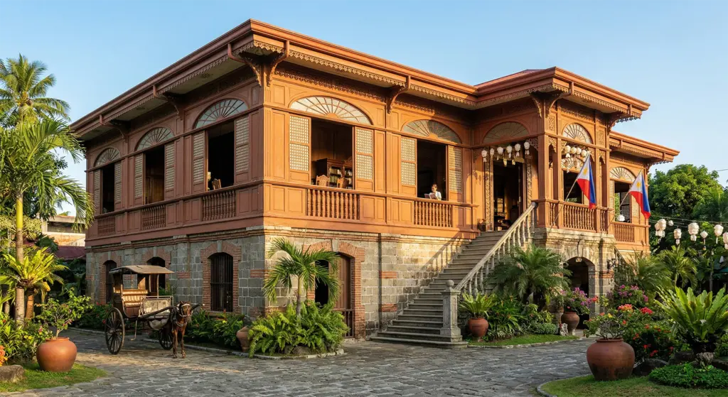 Bahay na bato ancestral house colonial architecture Silay City Negros Occidental Philippines heritage