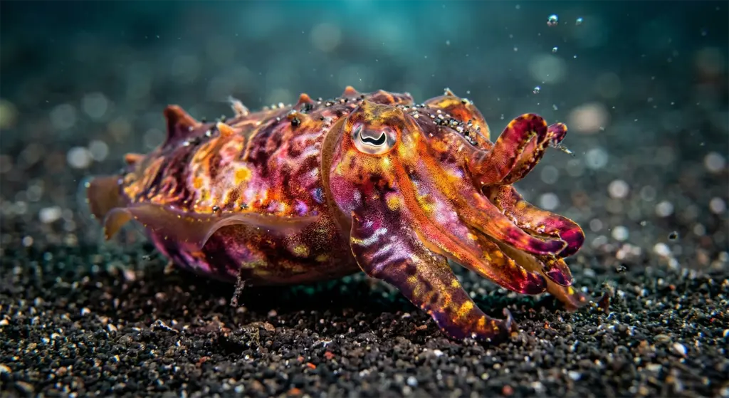 Dauin muck diving frogfish nudibranch macro Philippines Negros Oriental black sand dive site
