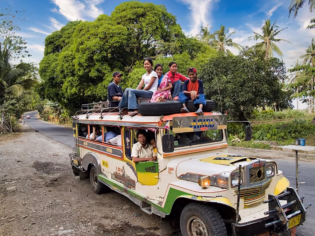 A typical Jeepney, only this one is on Negros Island.