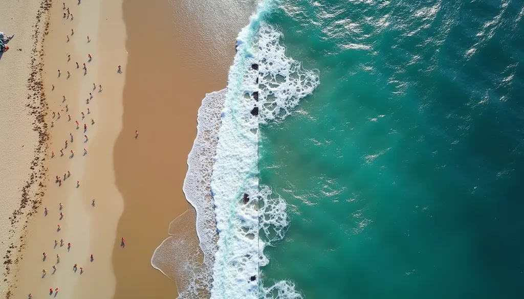 Comparison of dangerous versus safe swimming beach conditions in Philippines