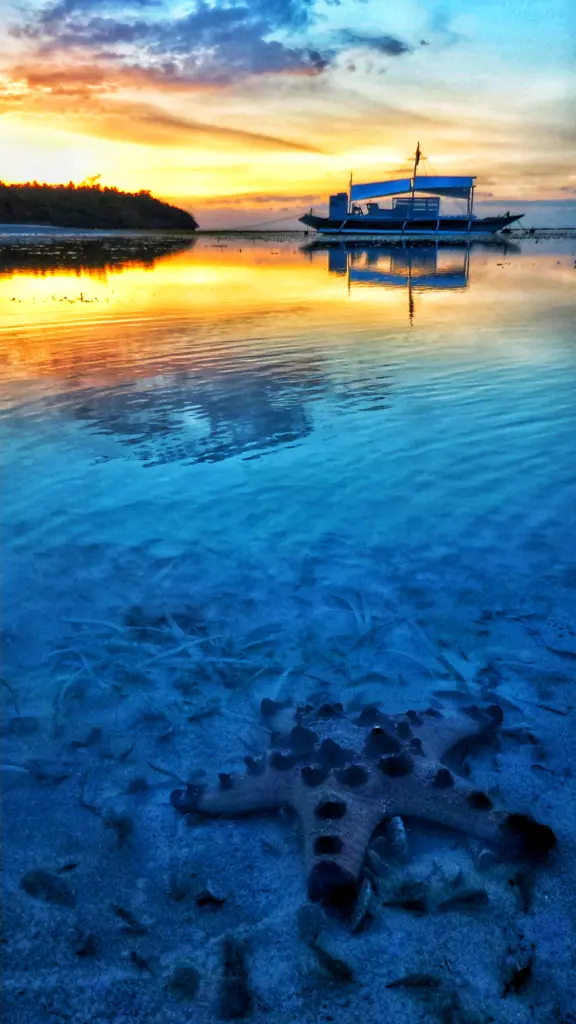 santiago bay camotes island dawn cebu