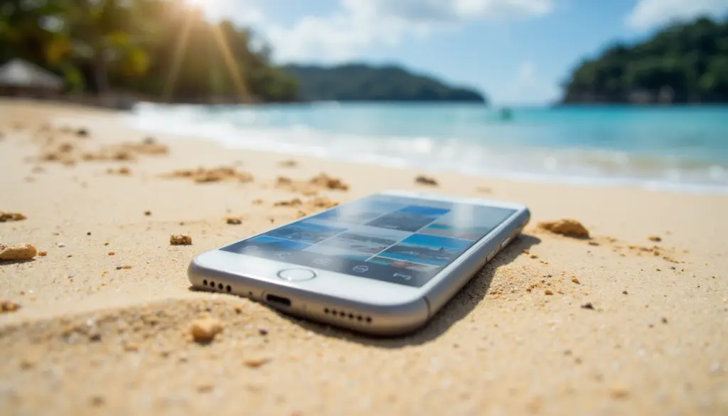 Instagram phone beach photos versus real experience Philippines secret beach